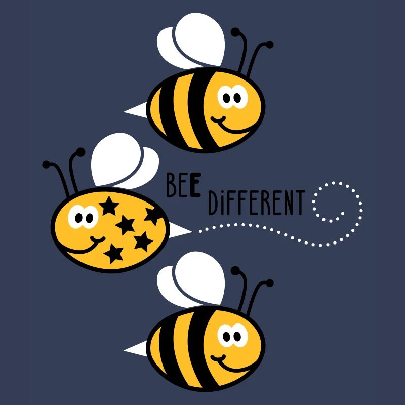 Be different - be yourself - Biene - Bee - 3C