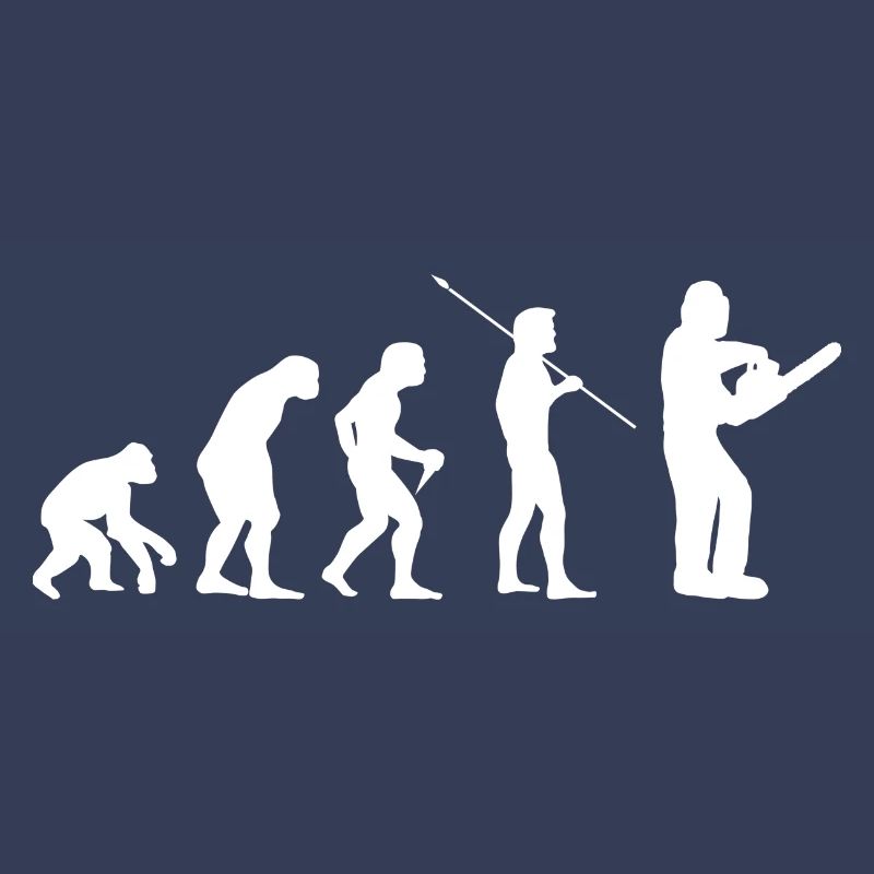Evolution Forester Wood Make Forestry Worker