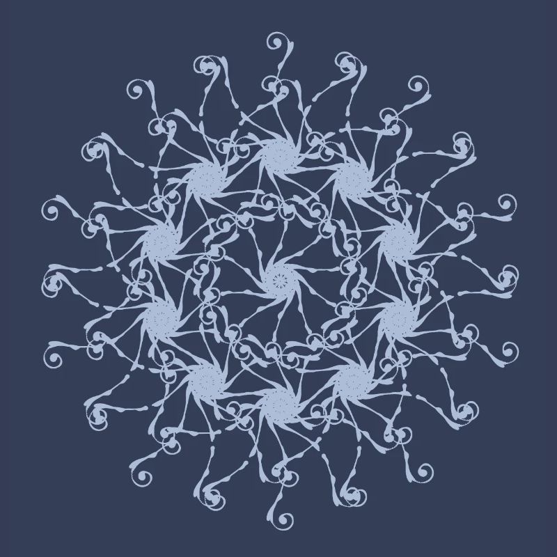 Mandala | Random patterns rotated