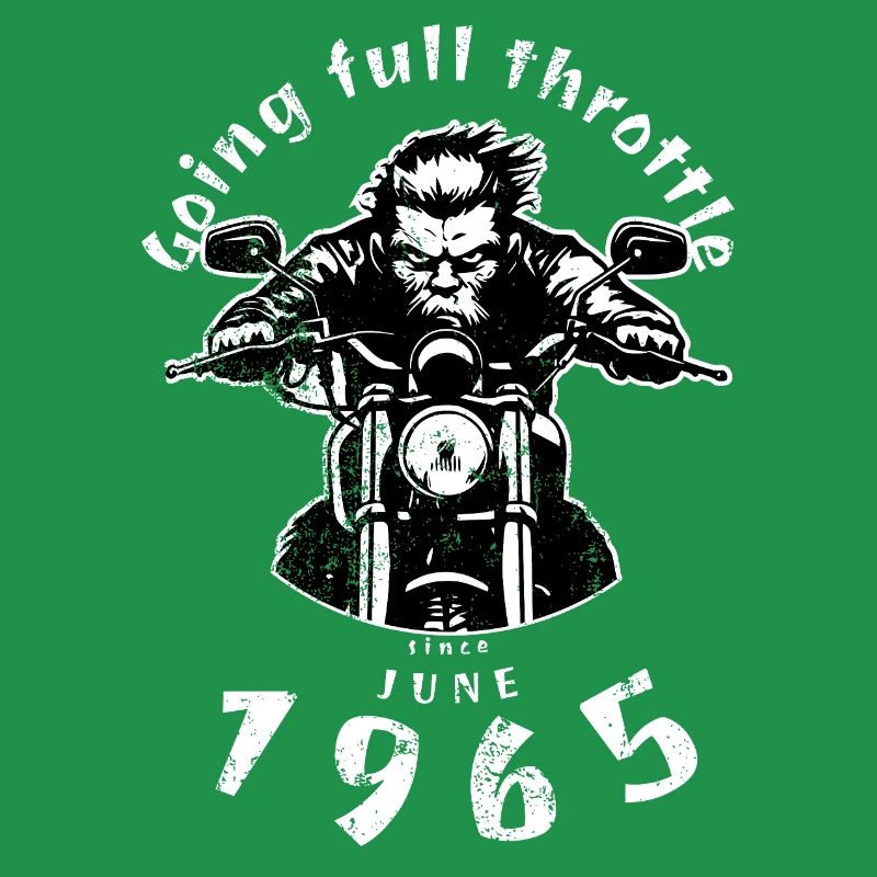 60. Geburtstag Going full throttle since 06/1965