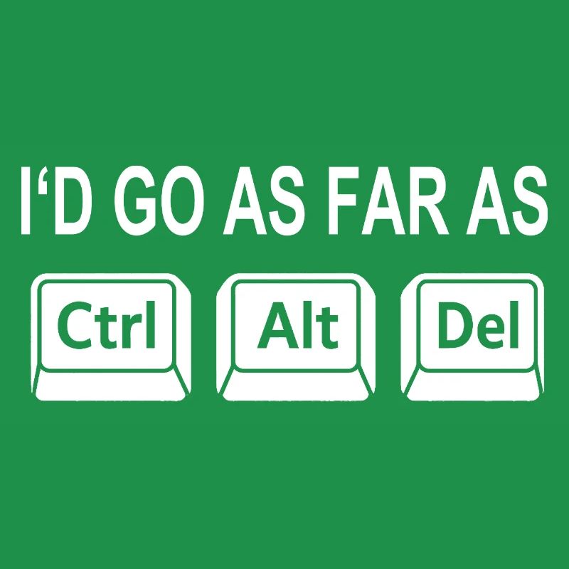 Programmer Shortcut Geek IT Support Computer Ta