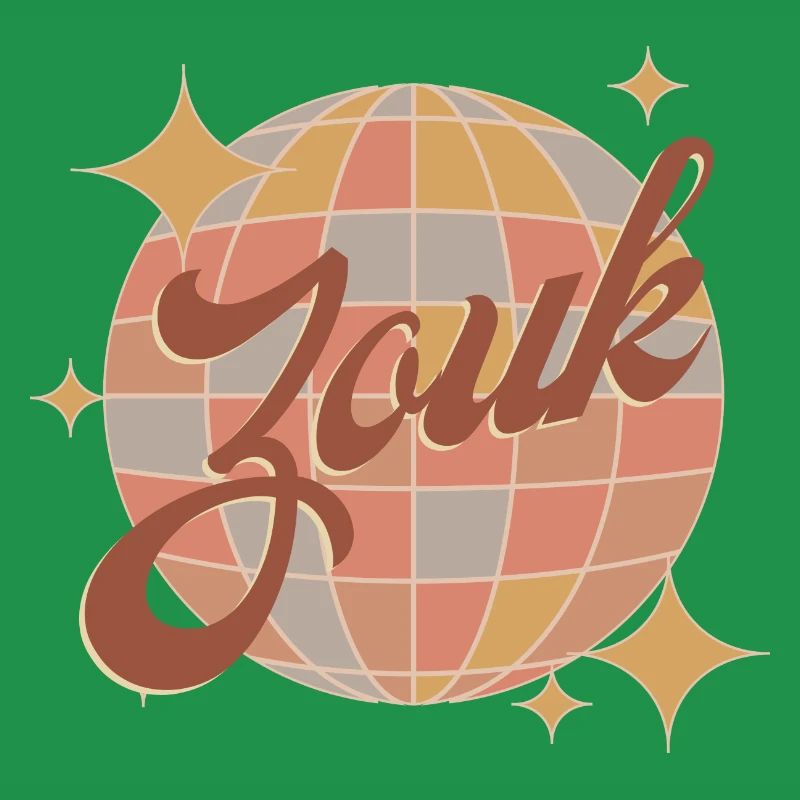 Zouk Dance Zouk Dancer Retro Vintage