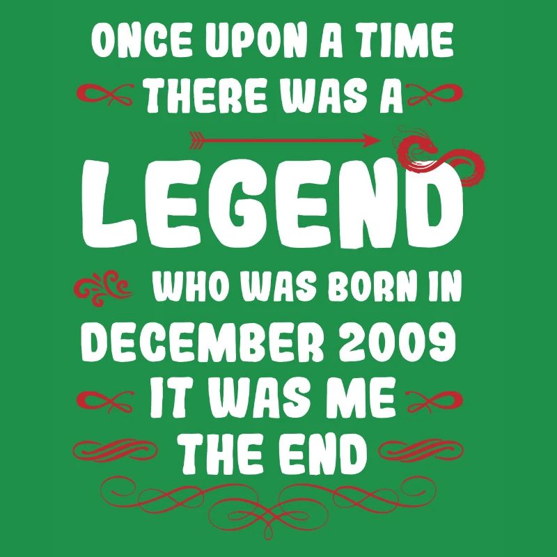 Once upon a time there was a legend. December 2009 Born