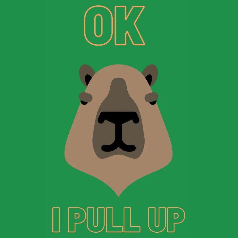 capybara Ok I pull Up
