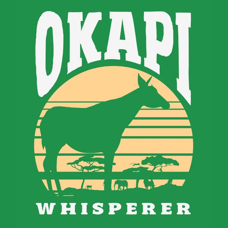 Funny zookeeper okapi lover