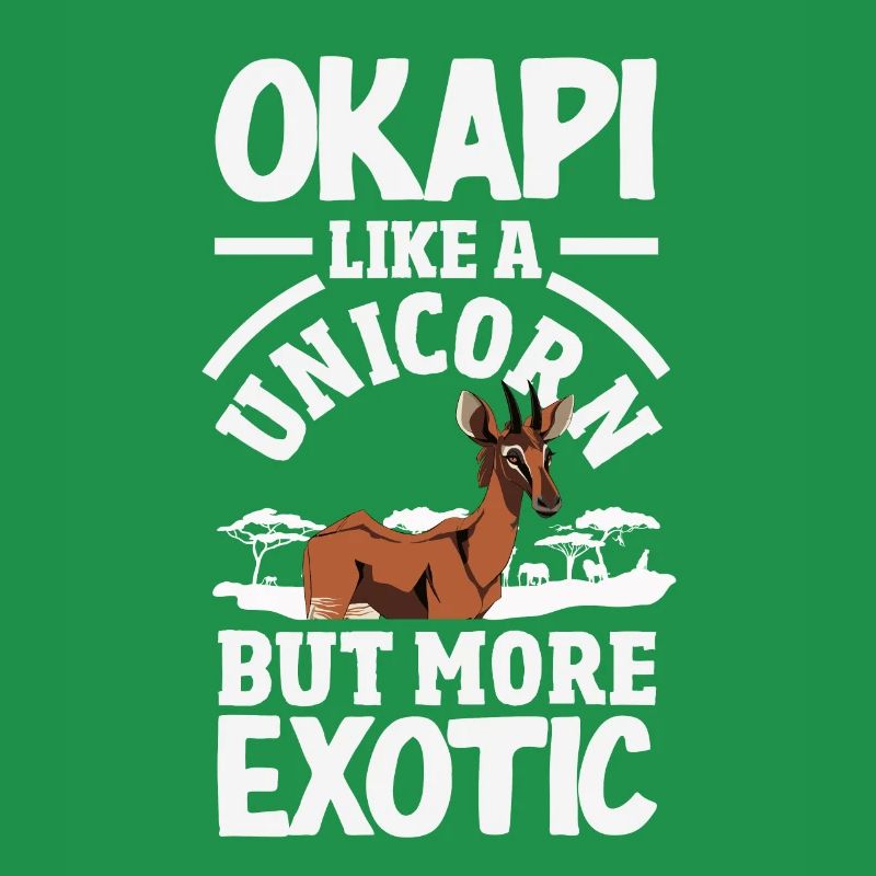Funny zookeeper okapi lover