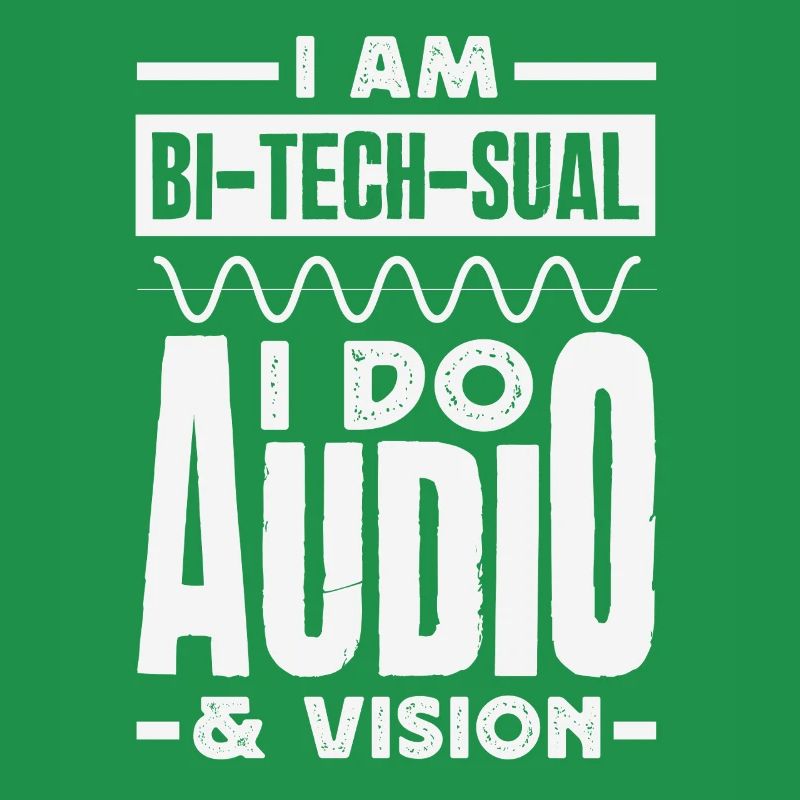 Lustiger Audiovisueller Techniker AV Tec