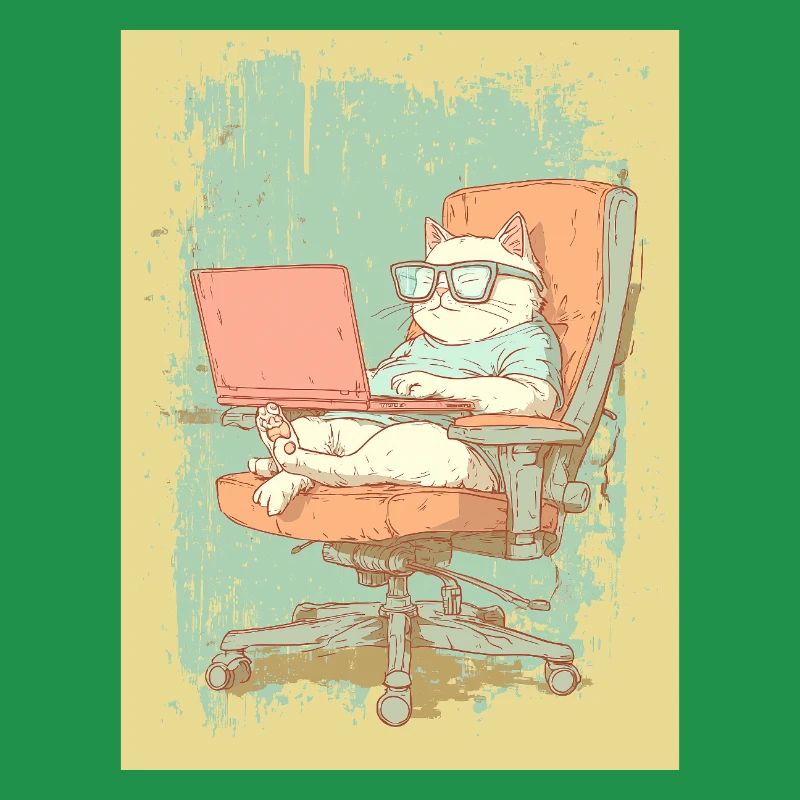 Homeoffice Level: Katze