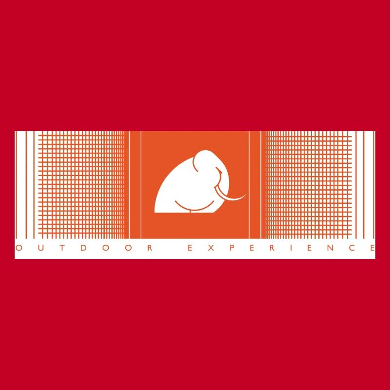 Mamood gradient check pattern orange