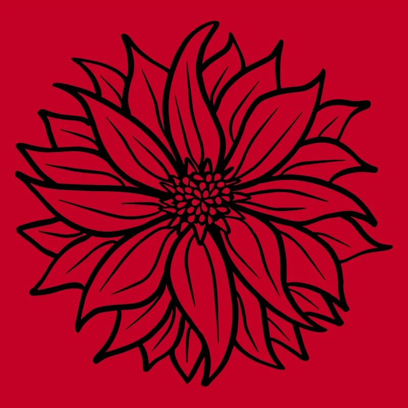 Filigrane Blume, Bergblume oder Yoga-Blüte