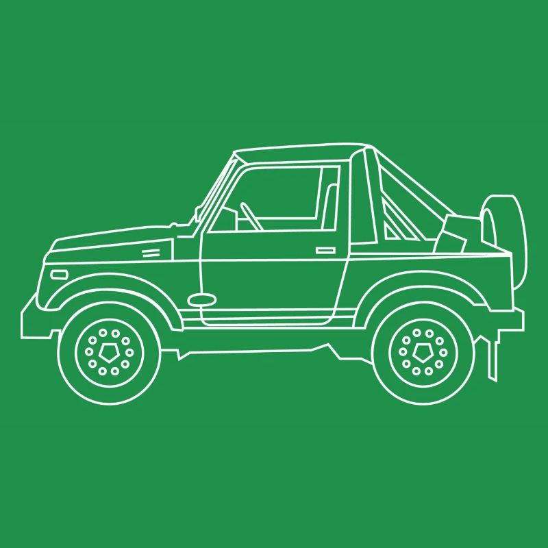 4X4 blanc Samurai