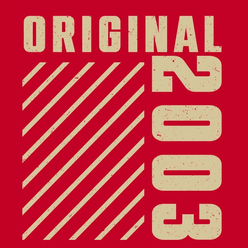 Original 2003 Authentic 2003 Vintage Bursdag