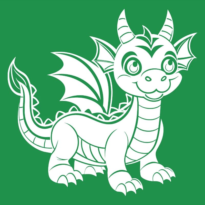 dragon chinois mignon