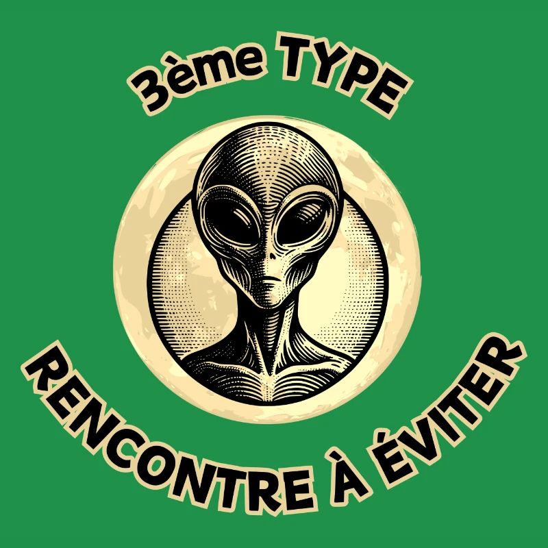 3rd type Alien extratrestre UFO humor