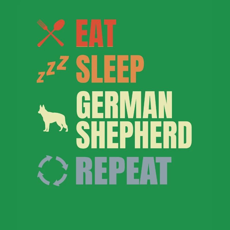 Schäferhund Routine