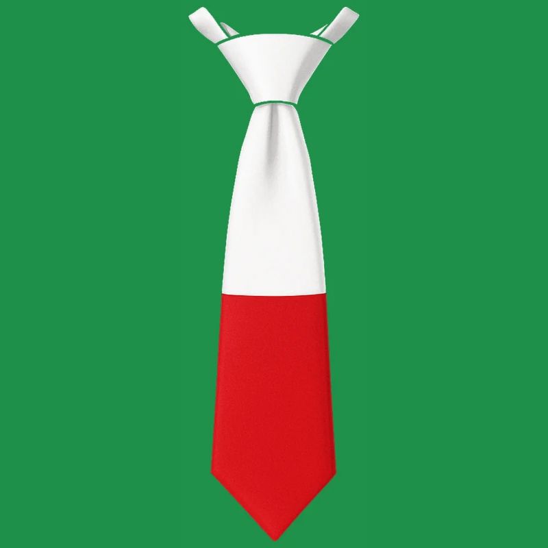 Cravate Pologne – Conception du drapeau