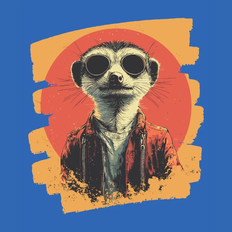 Erdmännchen Retro