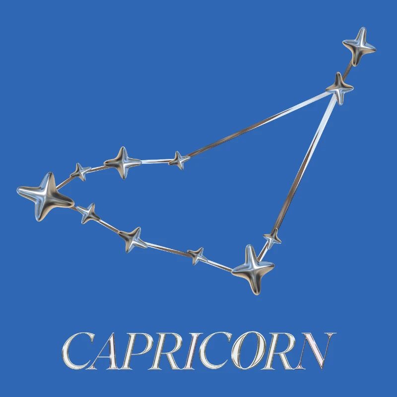 Capricorn Constellation – Silver Minimal Constellation