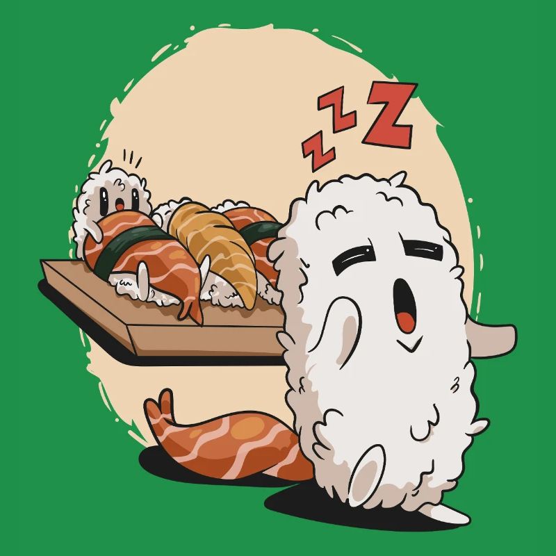 Sleeping sushi