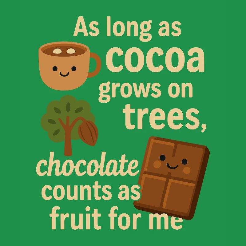 Le chocolat compte comme un fruit – drôle de dicton du cacao