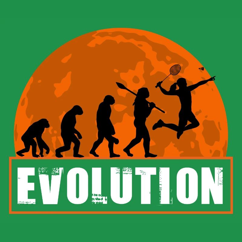 Badminton Evolution Player Smash Schläger Sportkunst