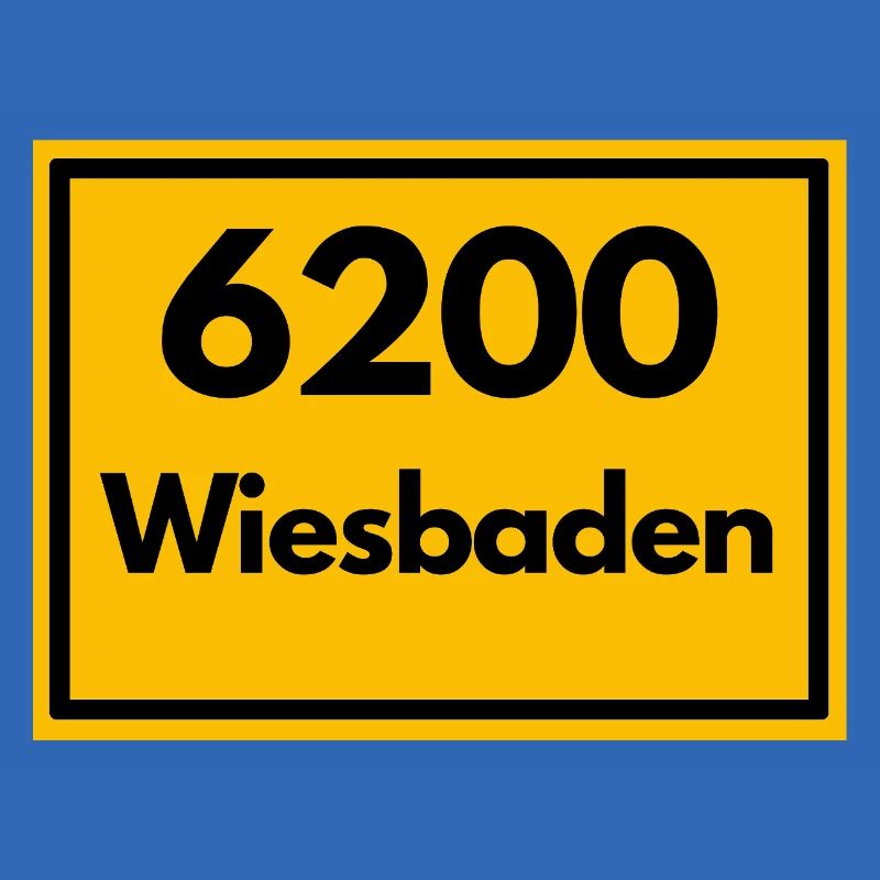 ANCIEN CODE POSTAL RETRO 6200 WIESBADEN