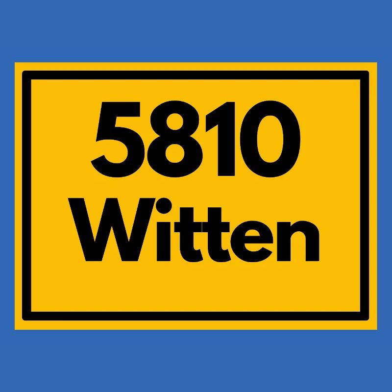 ANCIEN CODE POSTAL RETRO 5810 WITTEN RUHRGEBIET