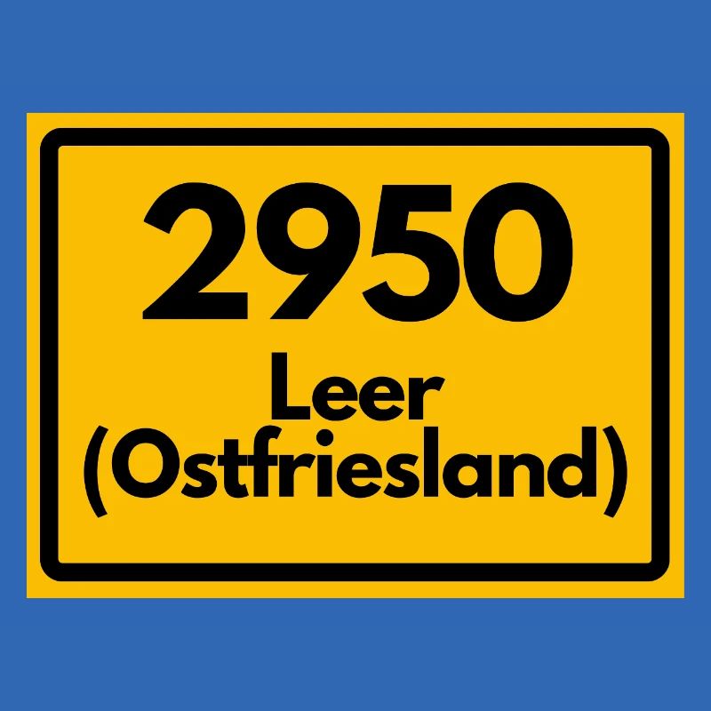 OLD POSTCODE ZIP CODE RETRO 2950 LEER EAST FRISIA