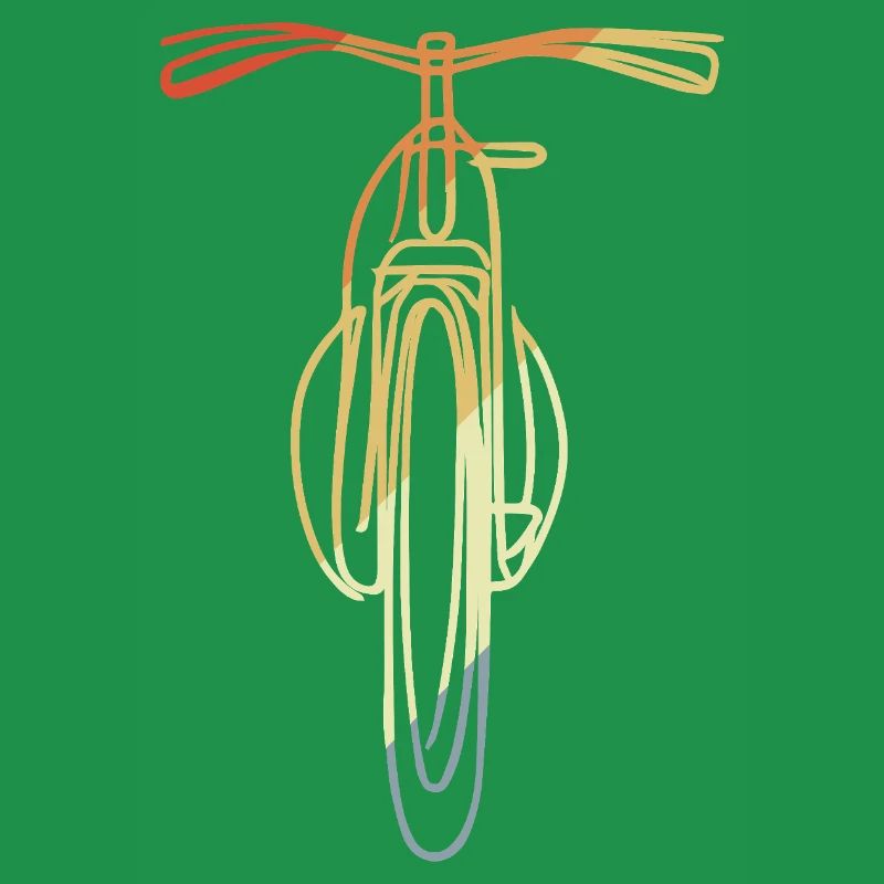 Bicycle front illustration
