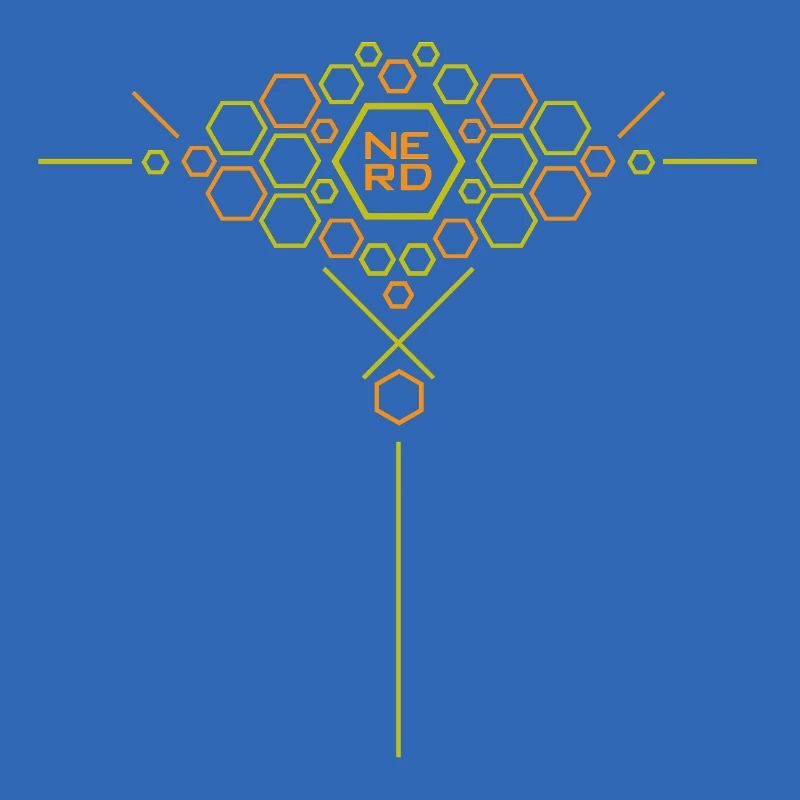 Nerd Hex Pattern Gradient