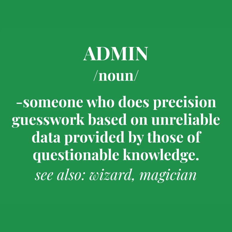 Admin Administrator Computer Science Computer