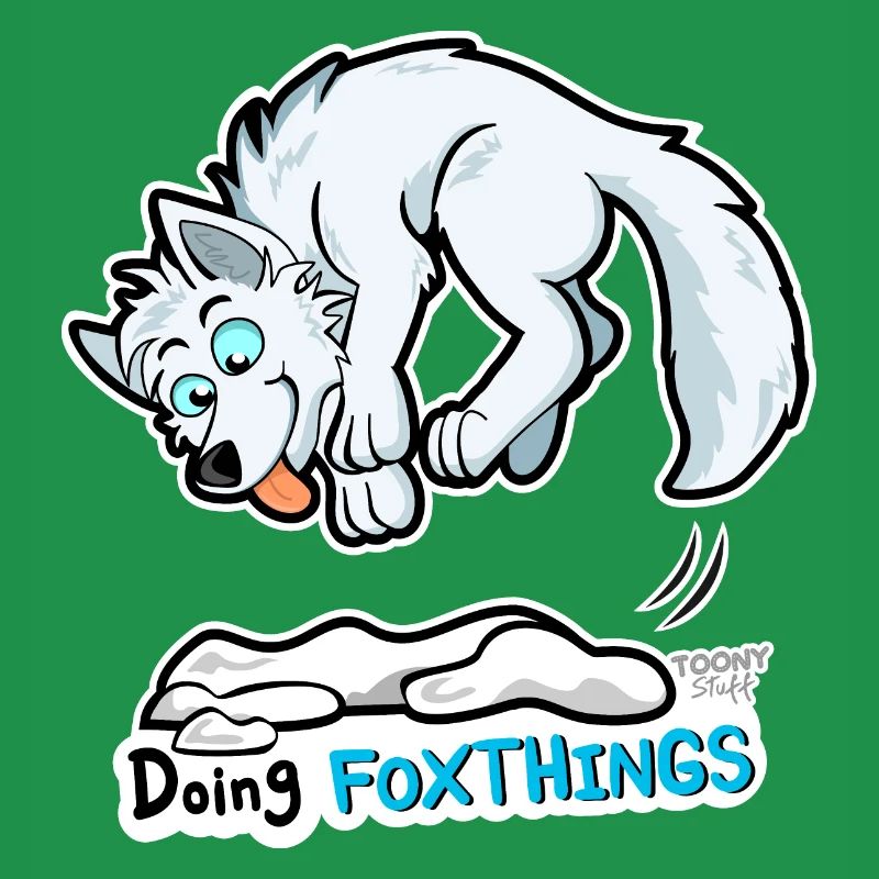 Polar Fox Doing Foxthings
