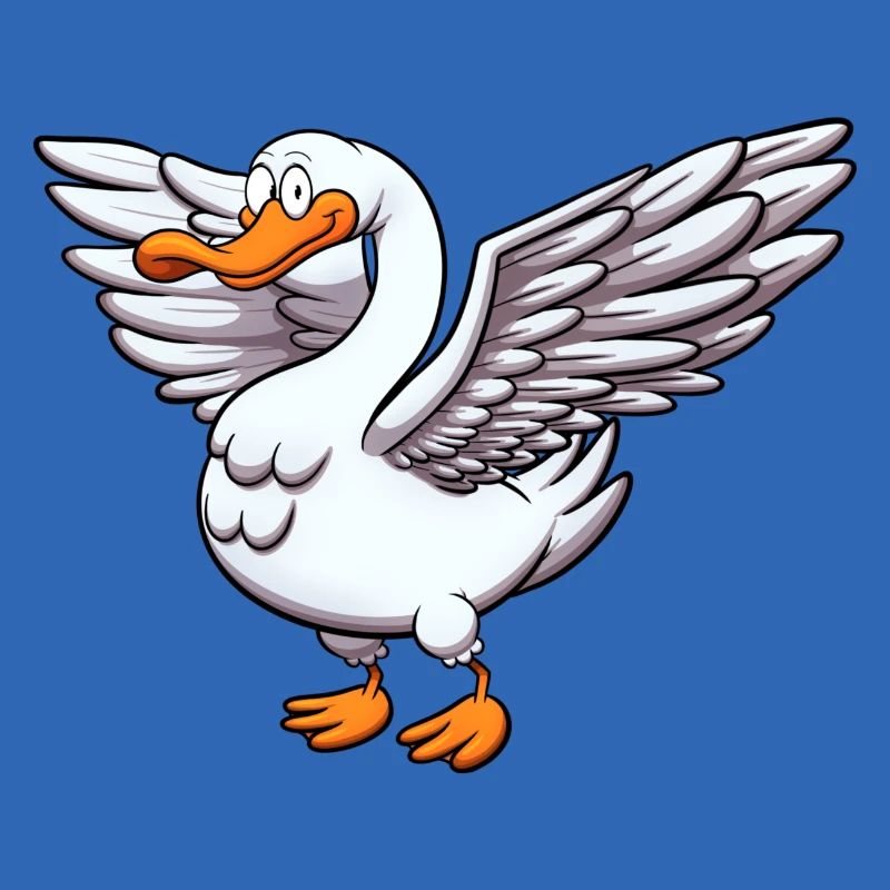 Ailes déployées d’oie