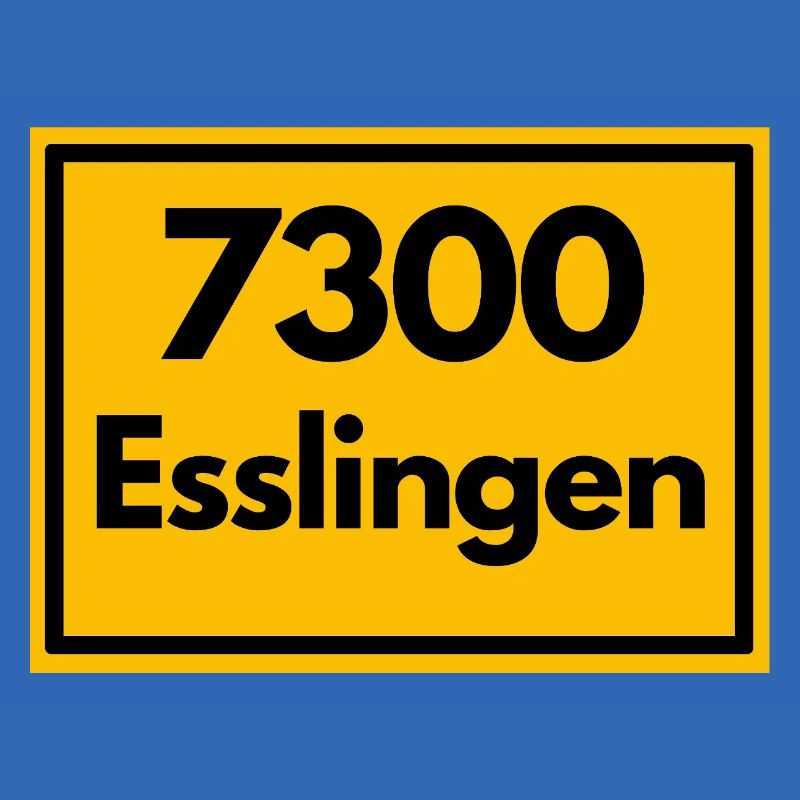 OLD POSTCODE ZIP CODE RETRO 7300 ESSLINGEN SCHABEN