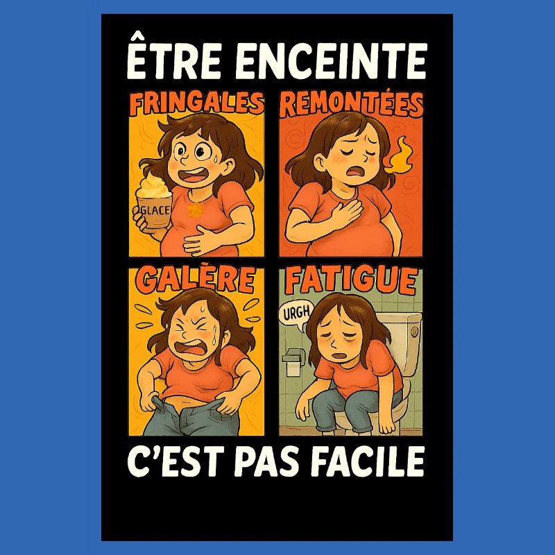 Être enceinte c'est pas facile!