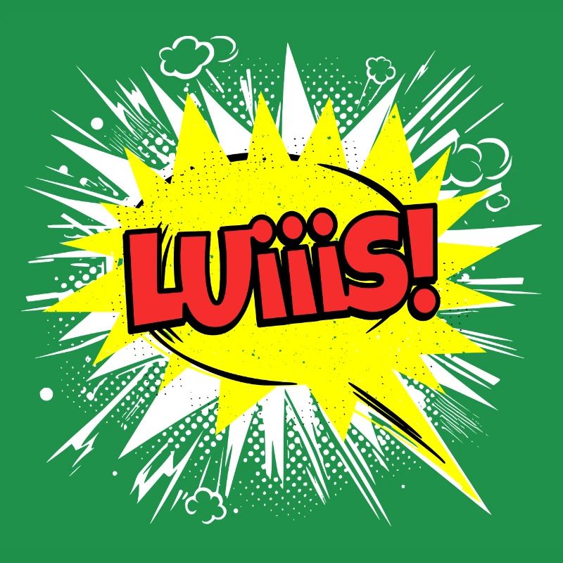 Luis Name Funny Speech Bubble Luiiis!