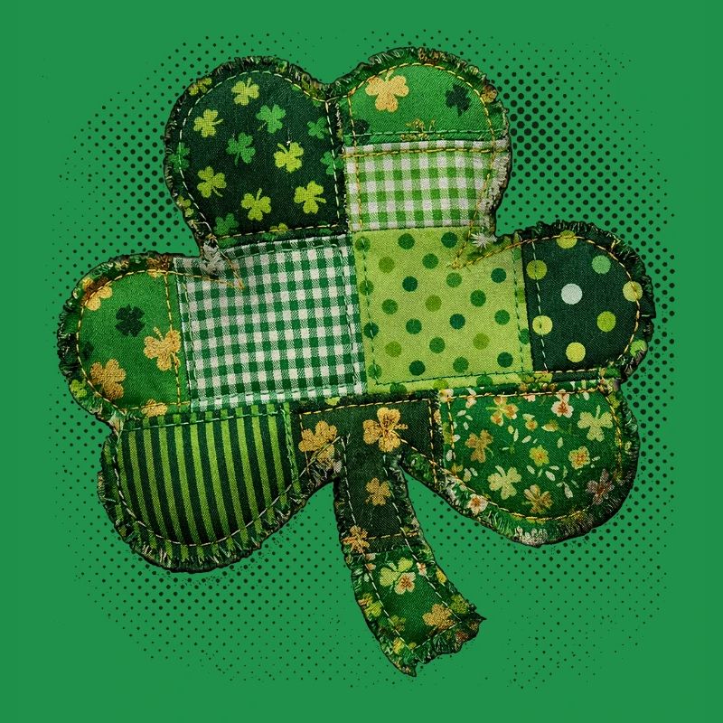 Kleeblatt – Vintage Patchwork St. Patrick’s