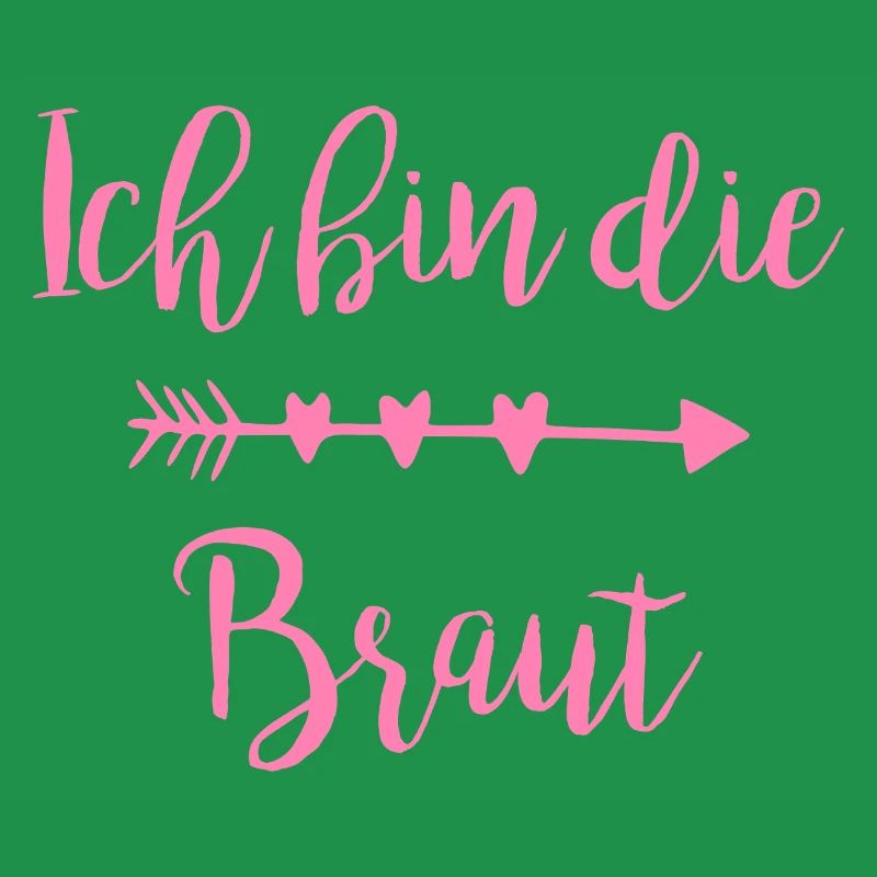 Ich bin die Braut Herzpfeil Script