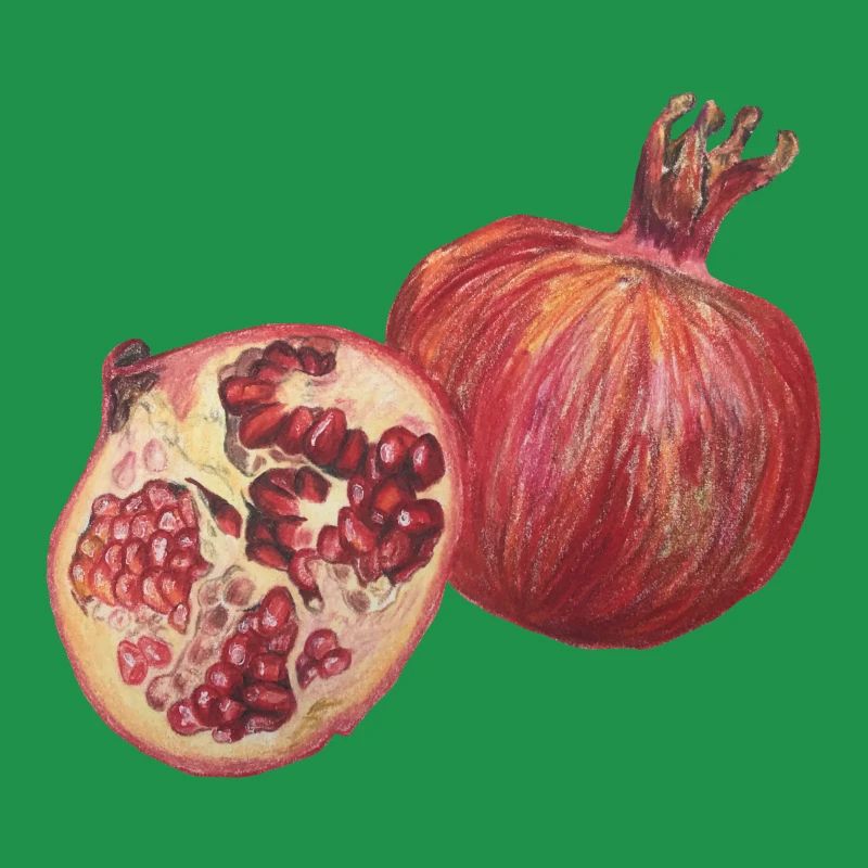 Cooking pomegranate fruit