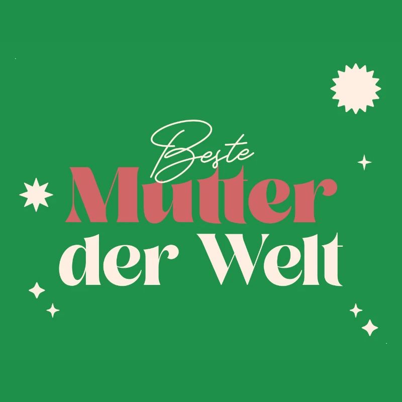 Beste Mutter der Welt-Muttertag