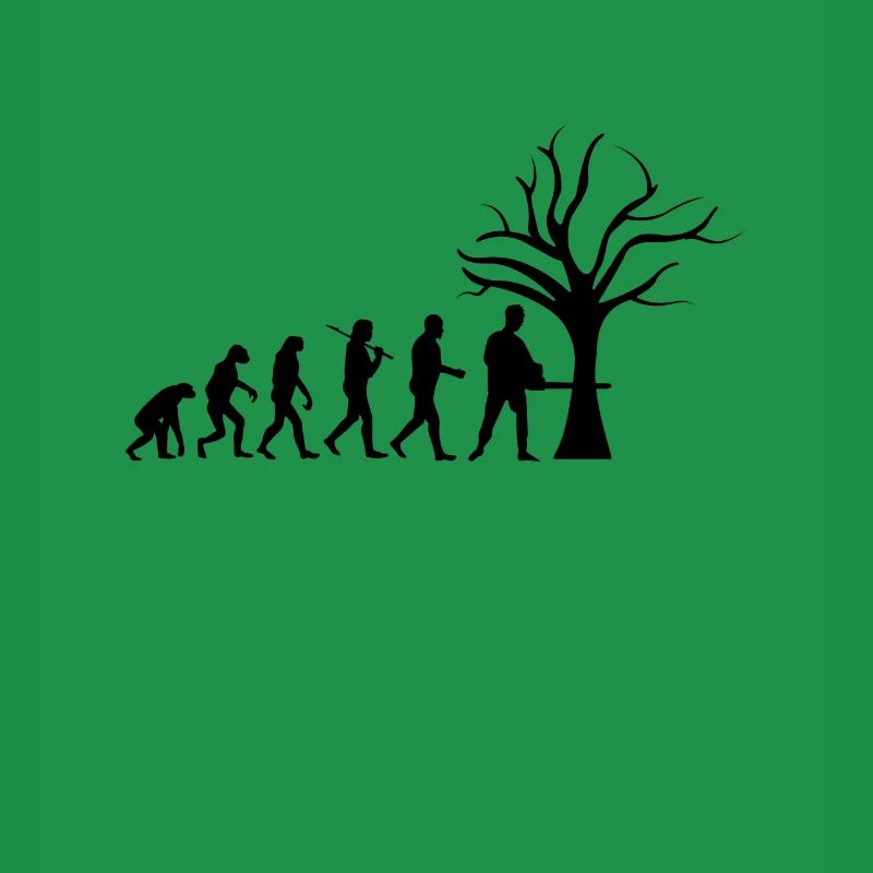 Forstwirt Tshirt Evolution lustiges Geschenk