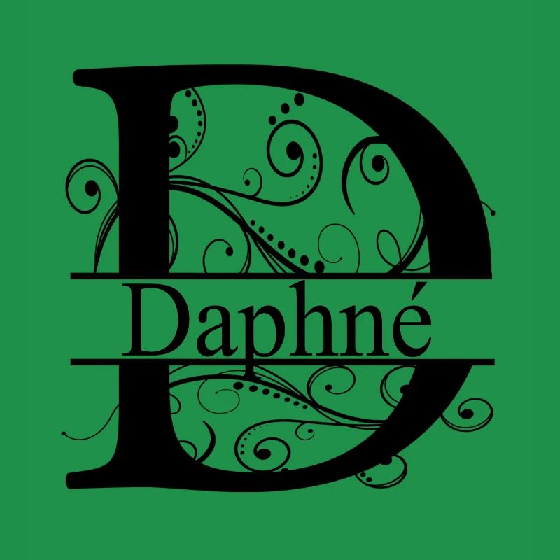 Monogram with the name Daphne
