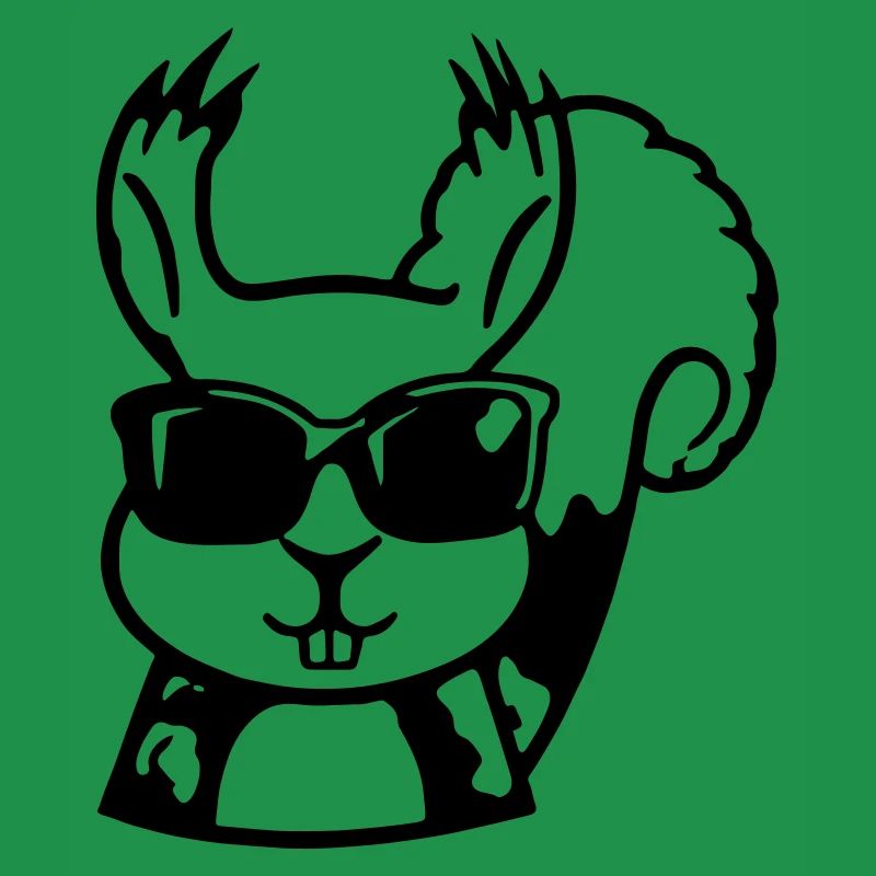 Squirrel with Sunglasses Vector Funny