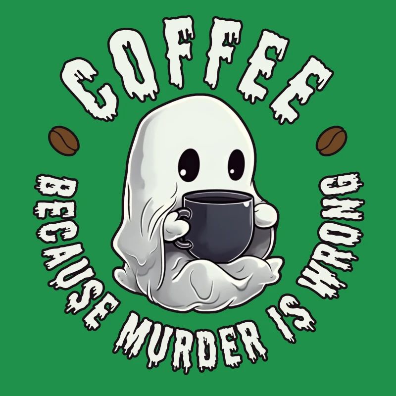 Coffee - because murder is wrong.