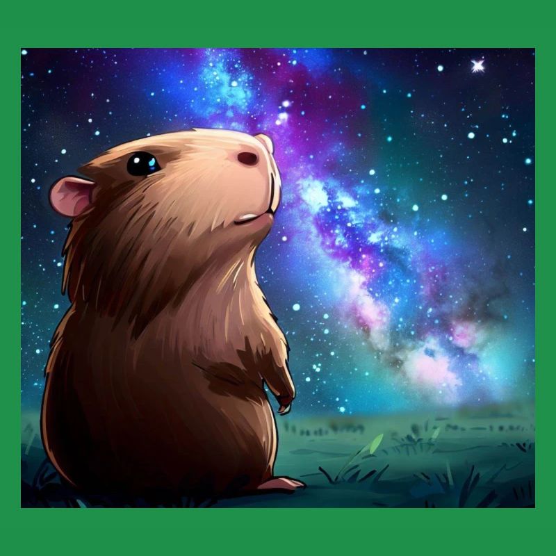 Capybara Spaceman