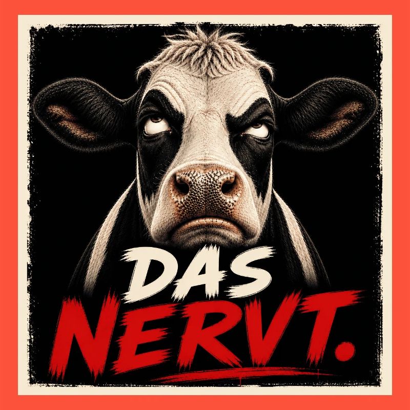 Das nervt - Kuh T-Shirt – Statement oder Geschenk