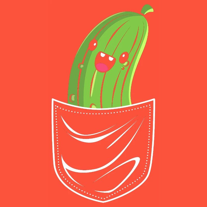Cornichon concombre et concombre