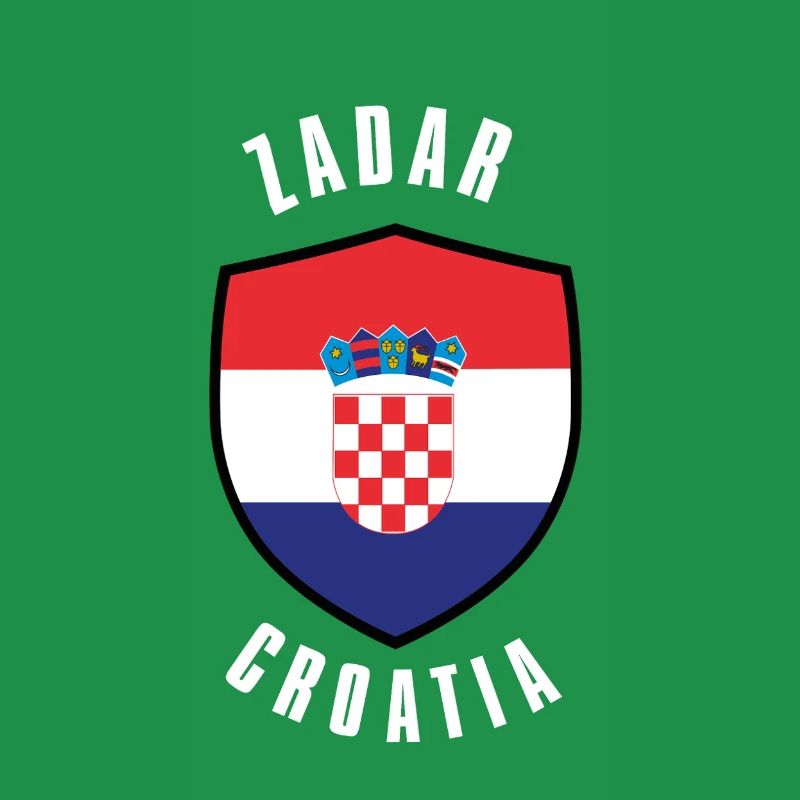 Conception du drapeau du bouclier croate
