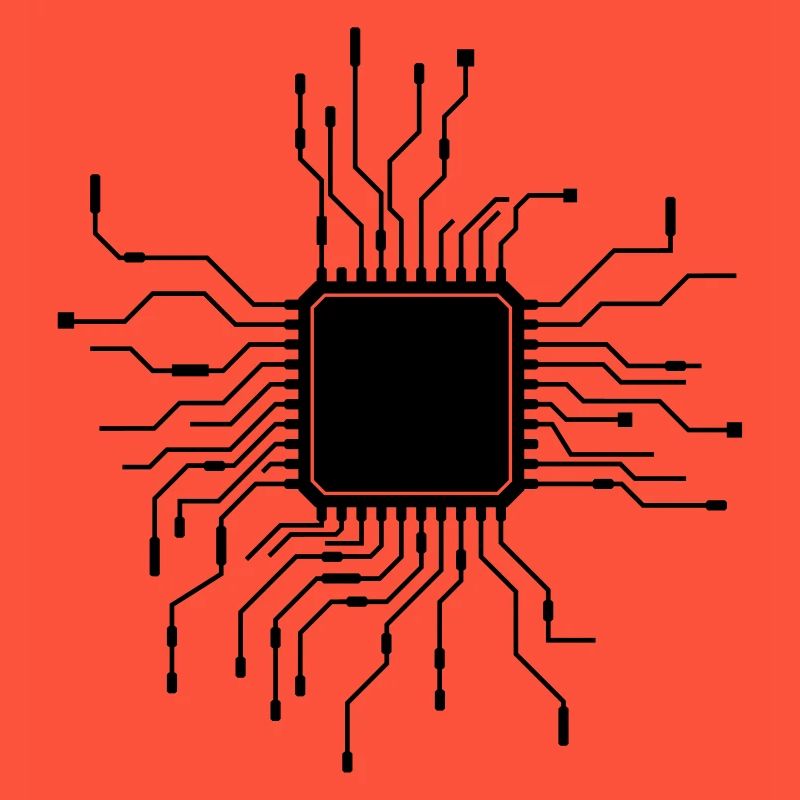 processor cpu wires wire cabling computer