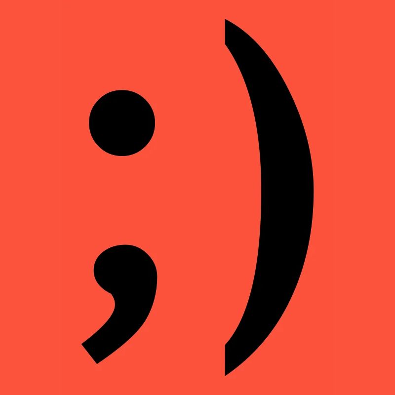 ;) smiley zwinker